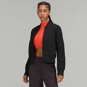 Lululemon Non-Stop Bomber *Reversible • black, size 8